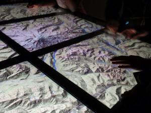 Interactive table created interaction for watersheds