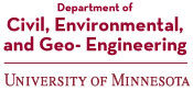 University of Minnesota Department of Civil, Environmental, and Geo- Engineering