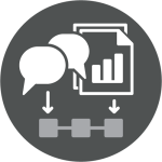 An icon representing visual story development